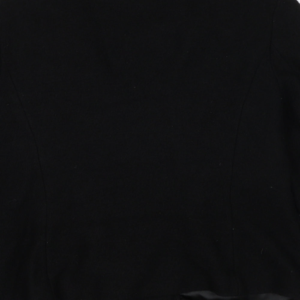 Marks and Spencer Womens Black Jacket Size 14 Zip