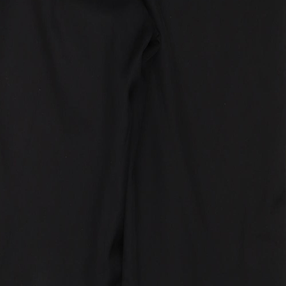 Tonini Womens Black Polyester Trousers Size 16 Regular Zip