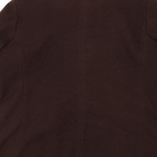 Viyella Womens Brown Jacket Size 16 Zip