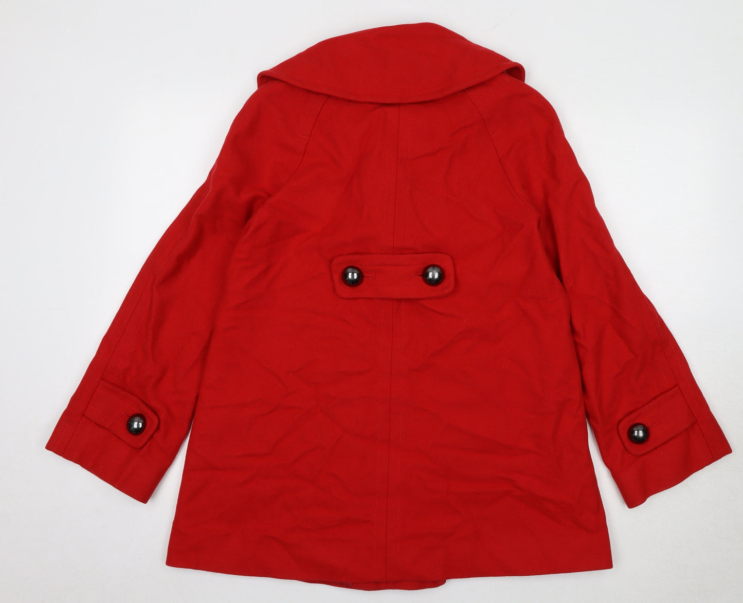 French Connection Womens Red Jacket Size 8 Button