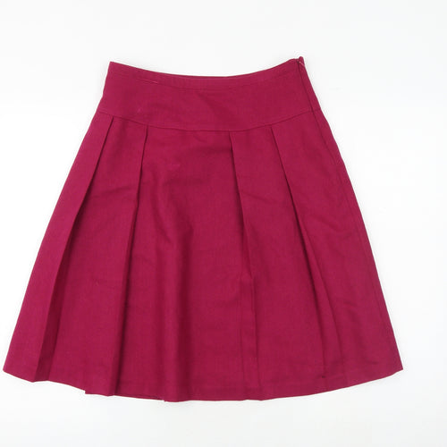 Oasis Womens Pink Polyester Tulip Skirt Size 8 Zip