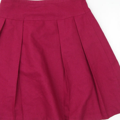 Oasis Womens Pink Polyester Tulip Skirt Size 8 Zip