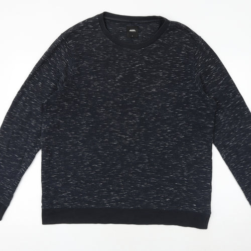 Burton Mens Black Cotton Pullover Sweatshirt Size L
