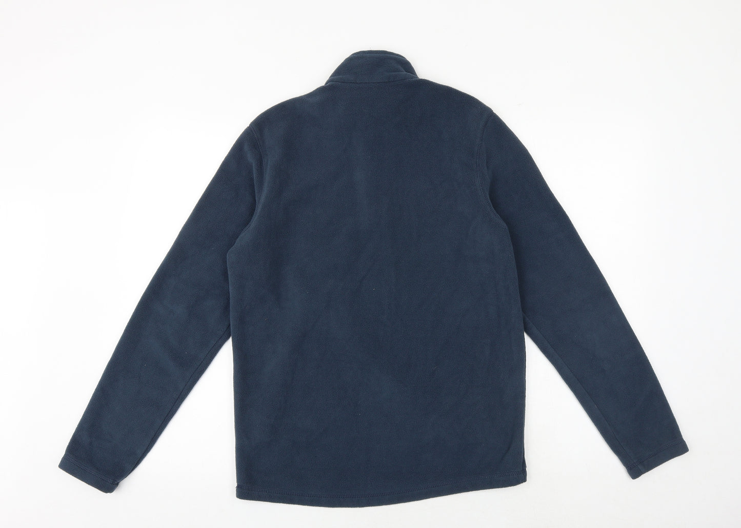 DECATHLON Womens Blue Polyester Pullover Sweatshirt Size M Zip