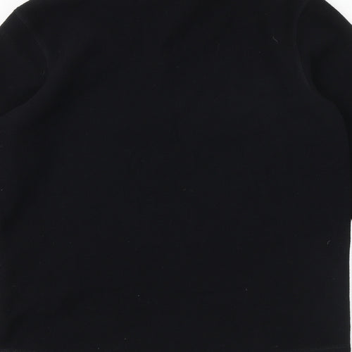 Quechua Womens Black Polyester Pullover Sweatshirt Size S Zip