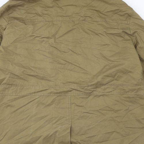 NEXT Mens Brown Windbreaker Jacket Size XL Zip