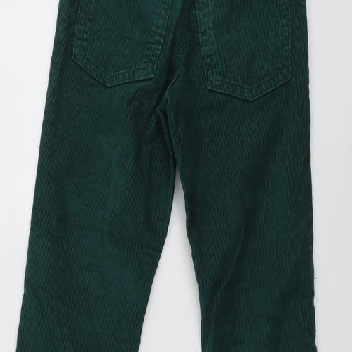 Gap Boys Green Cotton Chino Trousers Size 5 Years Regular Button