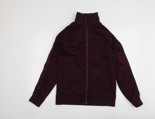 Firetrap Mens Purple Polyester Full Zip Sweatshirt Size M