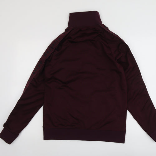Firetrap Mens Purple Polyester Full Zip Sweatshirt Size M