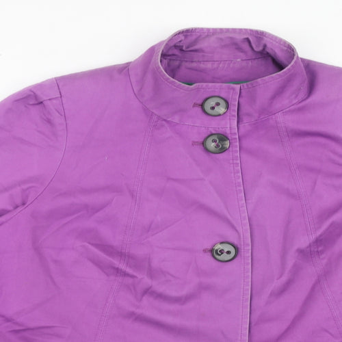 Marks and Spencer Womens Purple Jacket Size 20 Button