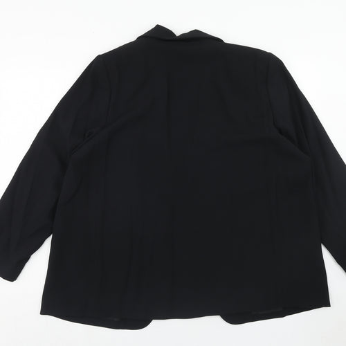 Marks and Spencer Womens Black Jacket Blazer Size 18