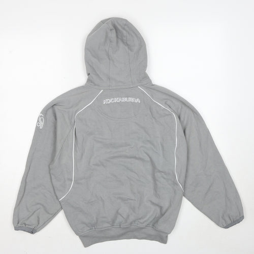 Kookaburra Womens Grey Polyester Pullover Hoodie Size XS Pullover