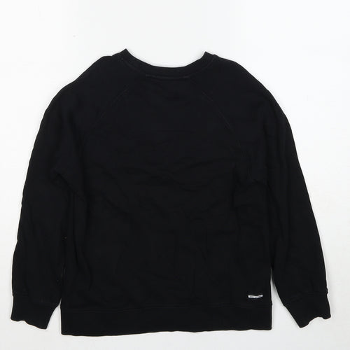 Weekend Offender Womens Black Cotton Pullover Sweatshirt Size 10 Pullover