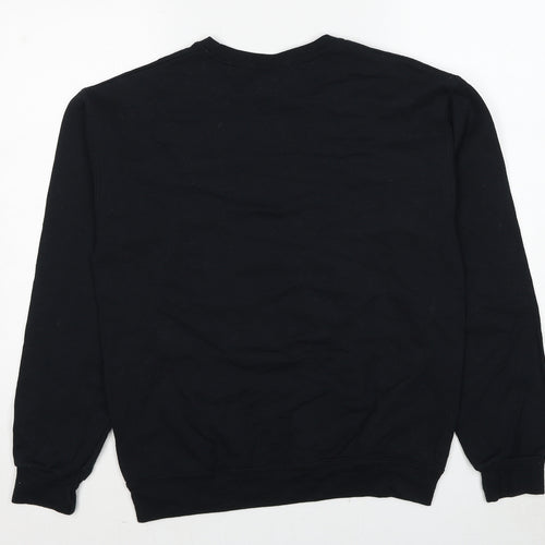 Jeerzees Mens Black Cotton Pullover Sweatshirt Size S - Ain't No Laws When You're Drinking With Claus