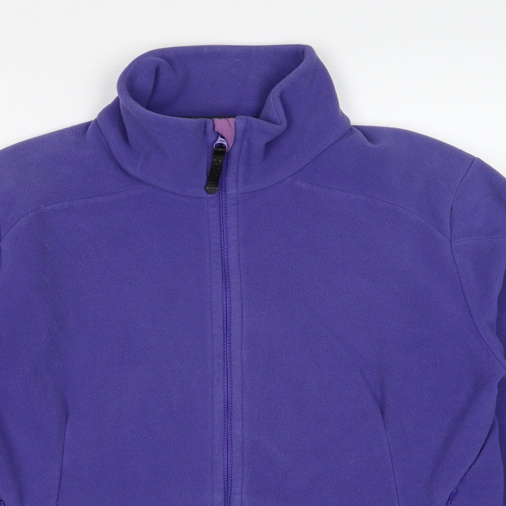 Fat Face Womens Purple Jacket Size 16 Zip