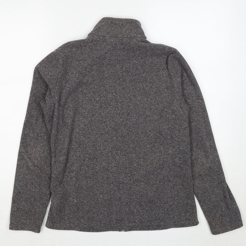 Marks and Spencer Womens Grey Geometric Jacket Size 12 Zip