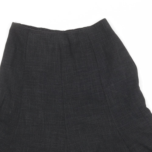 Saloos Womens Grey Polyester Swing Skirt Size 14