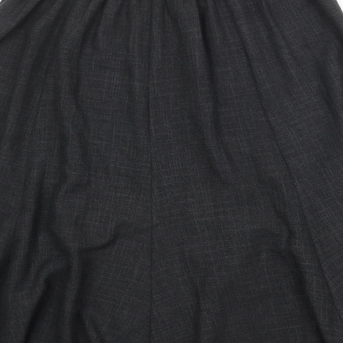 Saloos Womens Grey Polyester Swing Skirt Size 14