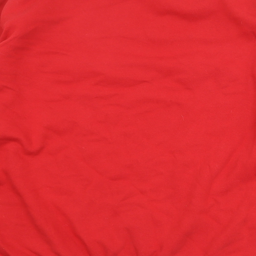 adidas Mens Red Cotton Pullover Sweatshirt Size XL - England Hockey
