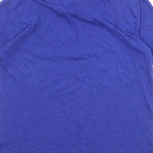 Hot Tuna Boys Blue 100% Cotton Basic T-Shirt Size 13 Years Round Neck Pullover