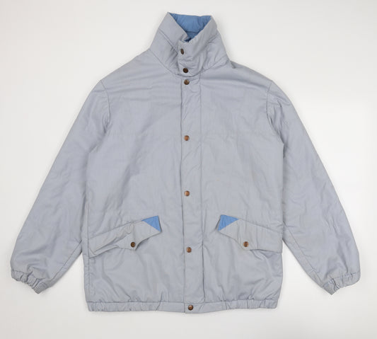 St Michael Mens Blue Jacket Size XL Zip