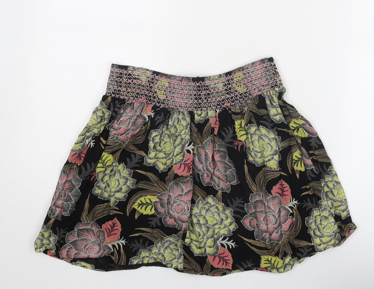 NEXT Womens Multicoloured Floral Polyester Skater Skirt Size 6