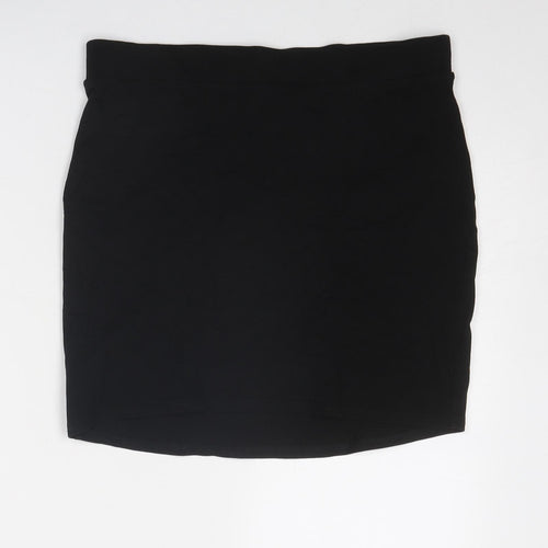 Divided by H&M Womens Black Cotton Bandage Skirt Size M