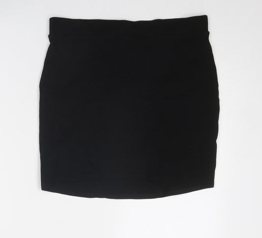 Divided by H&M Womens Black Cotton Bandage Skirt Size M