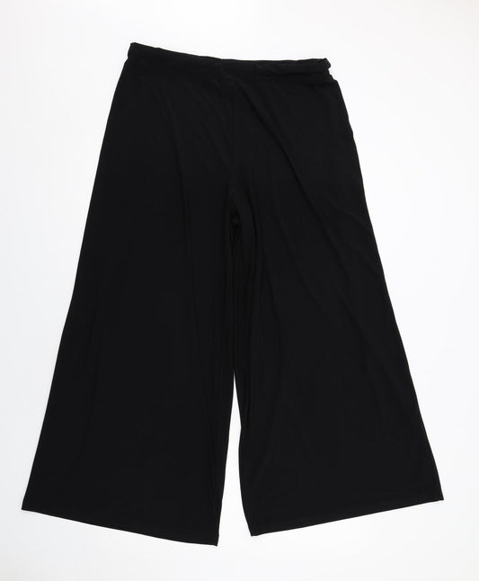 Roman Womens Black Polyester Windbreaker Trousers Size 18 Regular