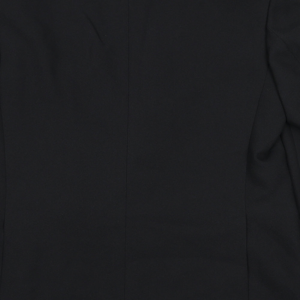 Dunn & Co Mens Black Polyester Tuxedo Suit Jacket Size 44 Regular