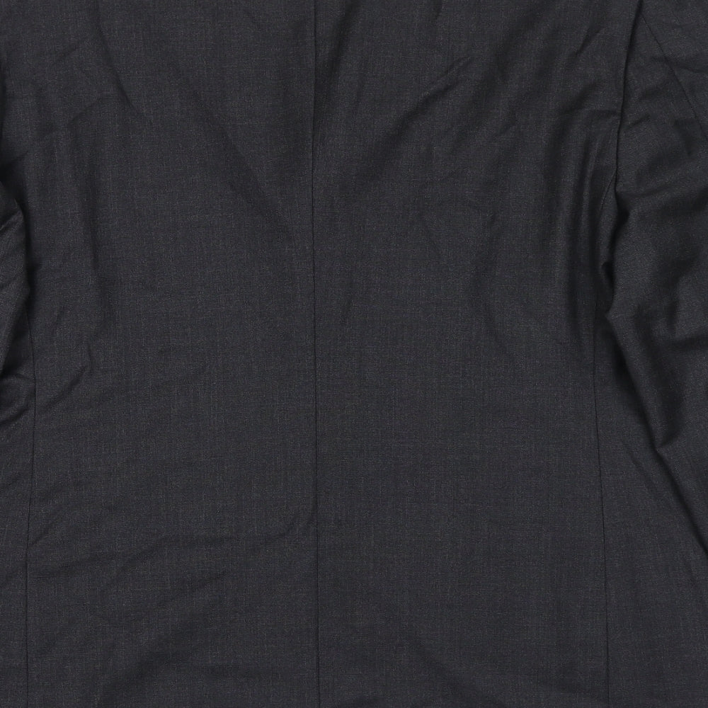 Pierre Cardin Mens Grey Polyester Jacket Suit Jacket Size 46 Regular