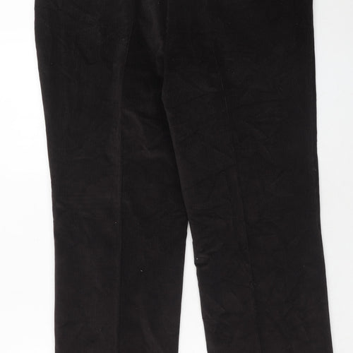 Wolsey Mens Brown Cotton Trousers Size 36 in L30 in Regular Zip