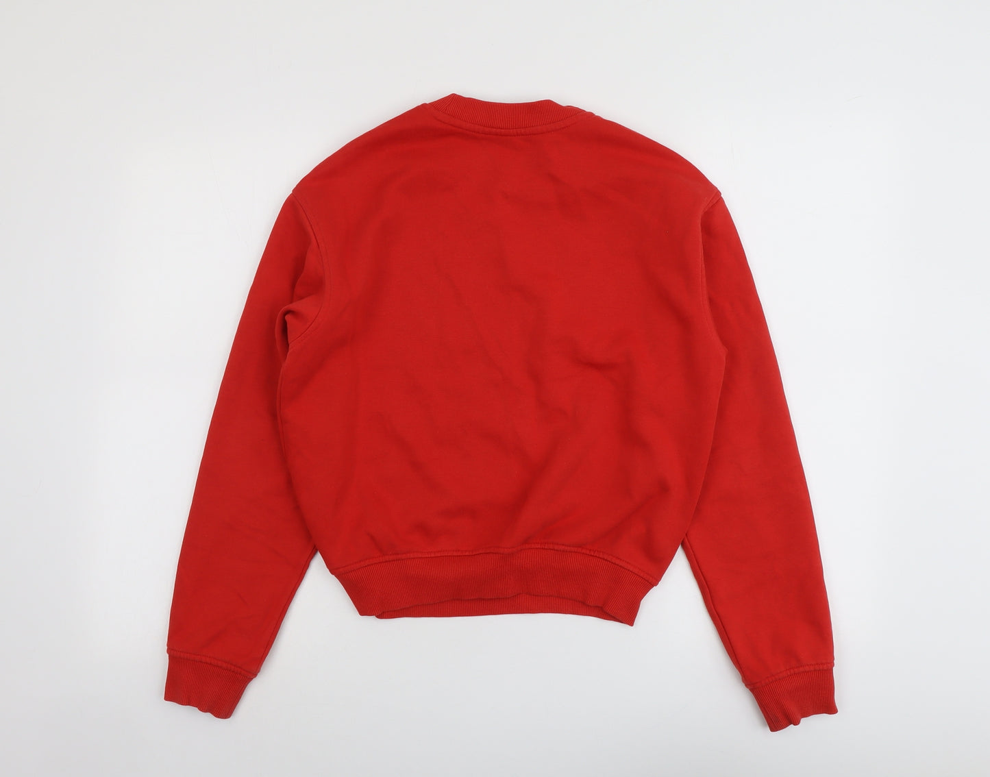 H&M Womens Red Cotton Pullover Sweatshirt Size S Pullover - Orlando