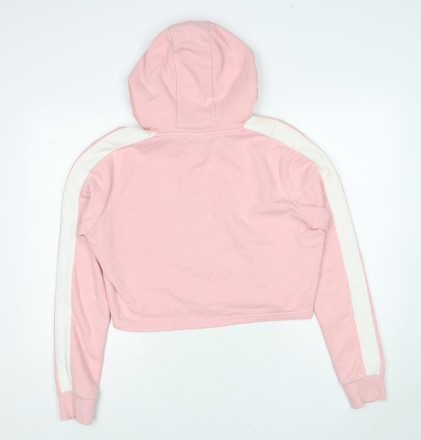 ellesse Womens Pink Cotton Pullover Hoodie Size 12 Pullover