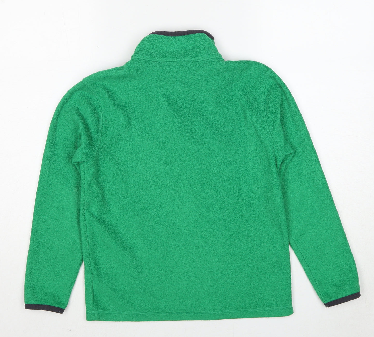 Marks and Spencer Boys Green Polyester Pullover Sweatshirt Size 9-10 Years Pullover