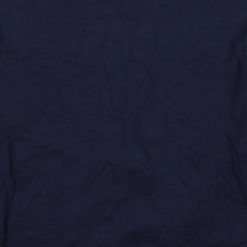 Ben Sherman Mens Blue Geometric Cotton Full Zip Sweatshirt Size L