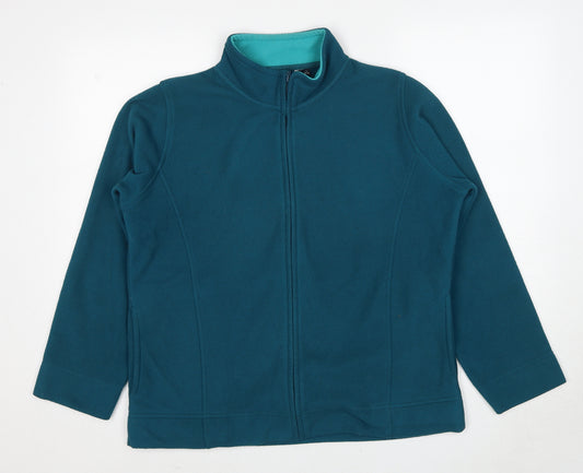EWM Womens Blue Jacket Size 18 Zip - Size 18-20