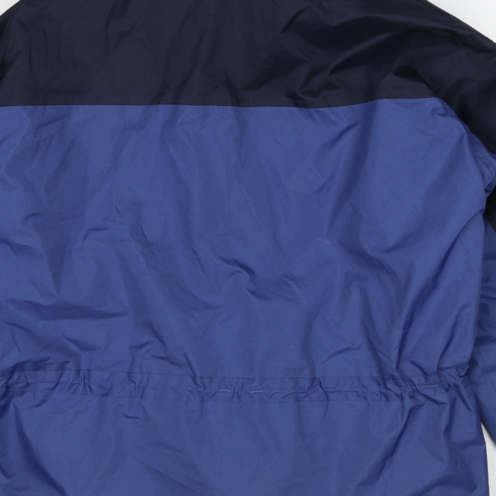 Trespass Mens Blue Windbreaker Jacket Size L Zip
