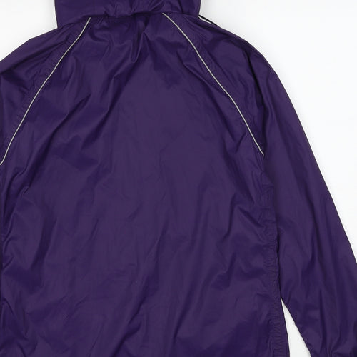Mountain Warehouse Womens Purple Windbreaker Jacket Size 10 Zip