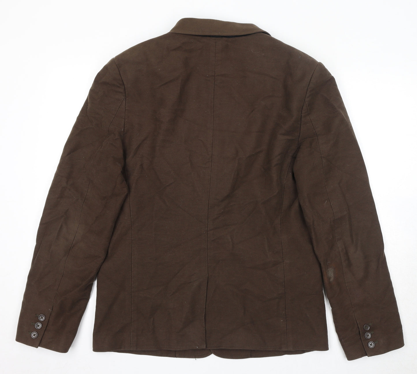 Gap Mens Brown Cotton Jacket Blazer Size L Regular