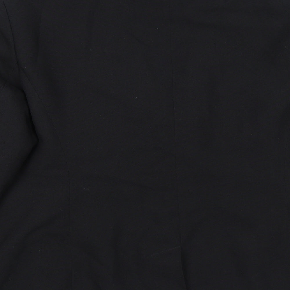 Essential Style Womens Black Polyester Jacket Suit Jacket Size 20 - Shoulder Pads