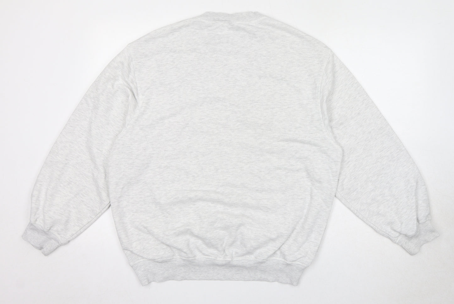 Divided by H&M Mens Grey Cotton Pullover Sweatshirt Size XS - Unisex