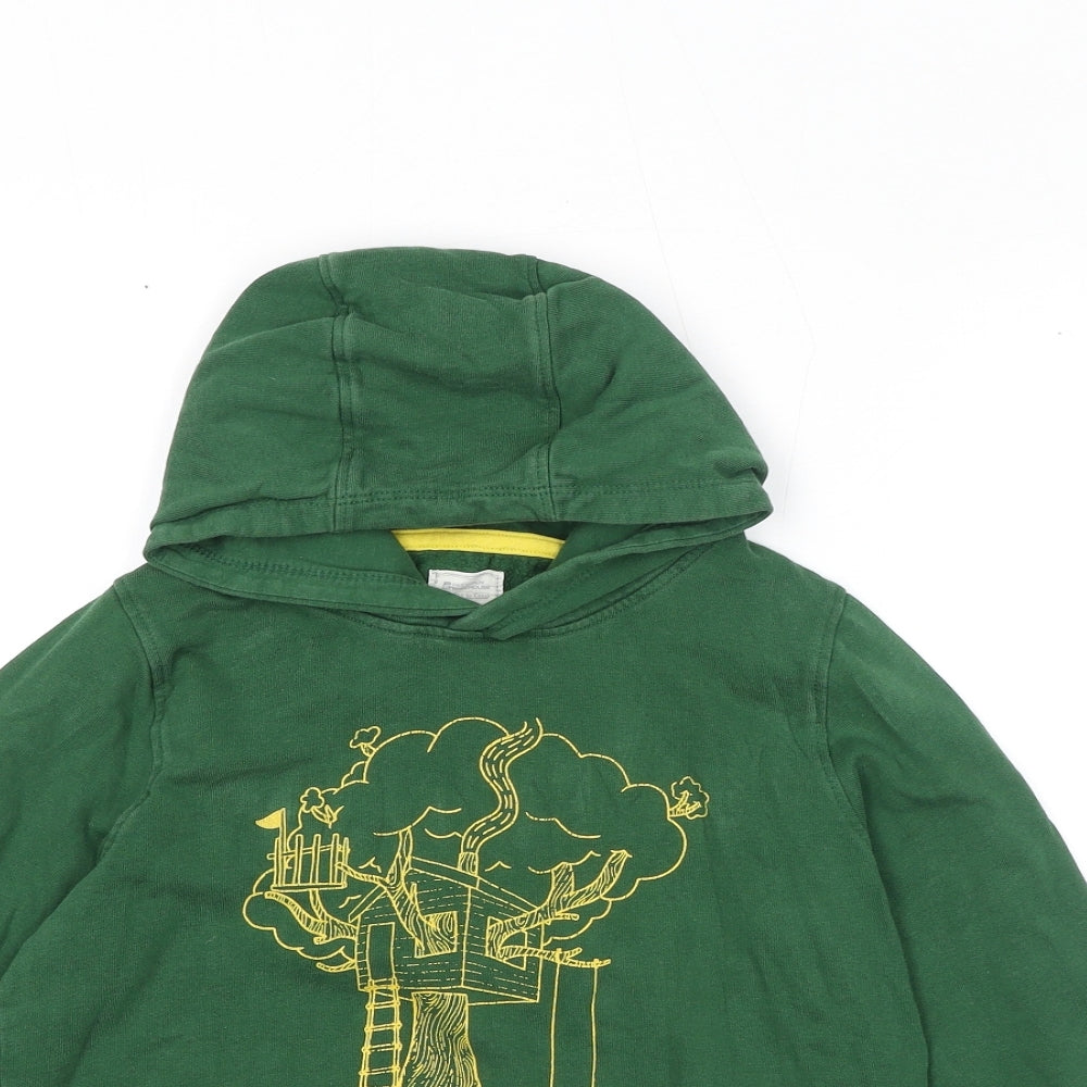 Mountain Warehouse Boys Green Cotton Pullover Hoodie Size 11-12 Years Pullover - Tree House