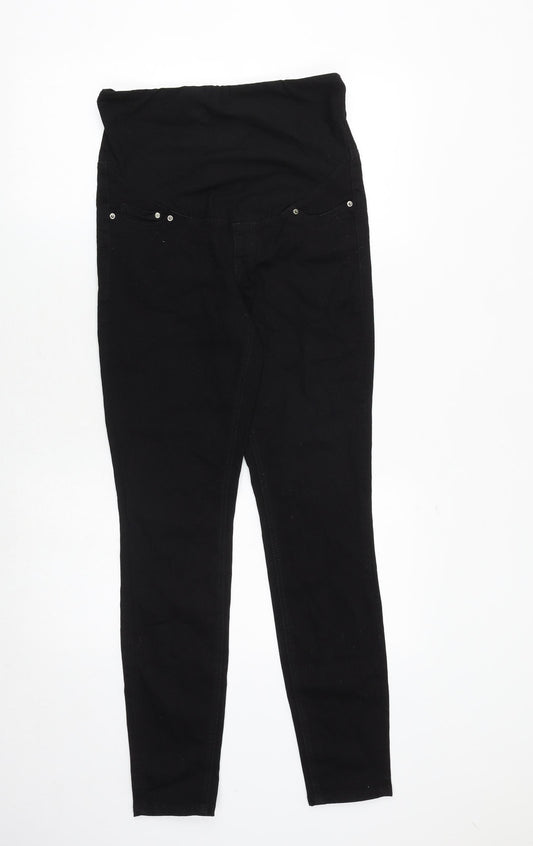 H&M Womens Black Cotton Skinny Jeans Size S Extra-Slim