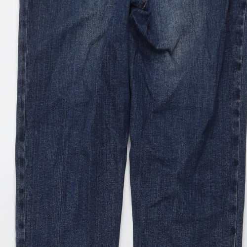 River Island Womens Blue Cotton Skinny Jeans Size 10 L30 in Regular Button