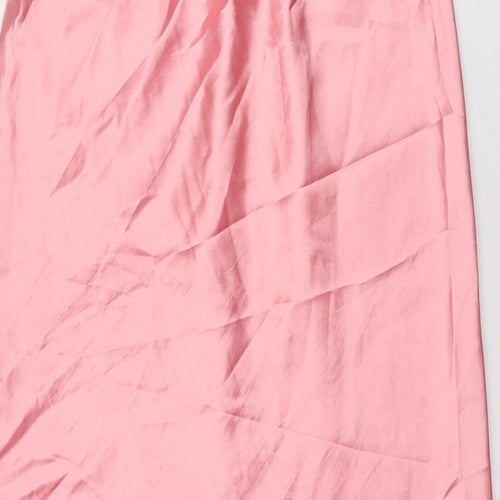 ASOS Womens Pink Polyester A-Line Skirt Size 12