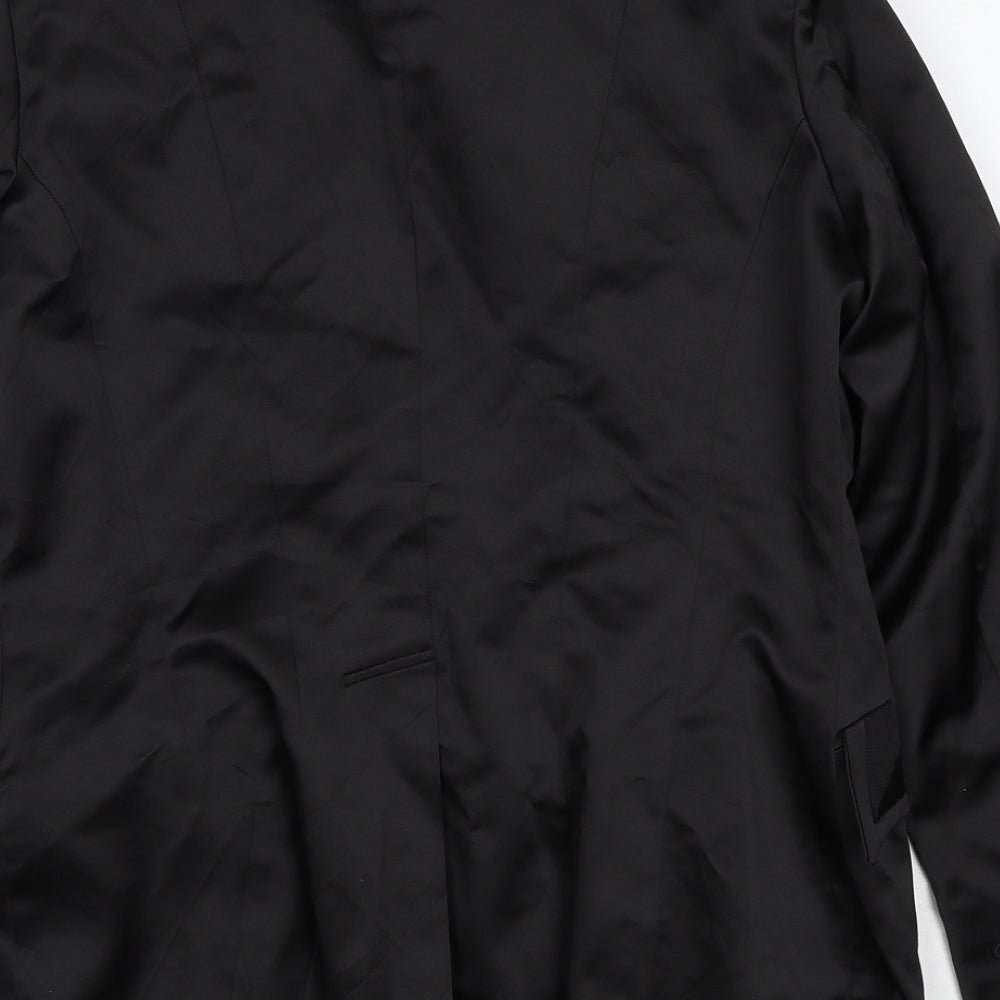 Roman Originals Womens Black Polyester Jacket Blazer Size 14