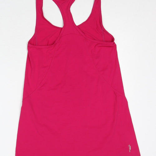 DECATHLON Womens Pink Polyester Camisole Tank Size 8 Round Neck Pullover - Body Energy