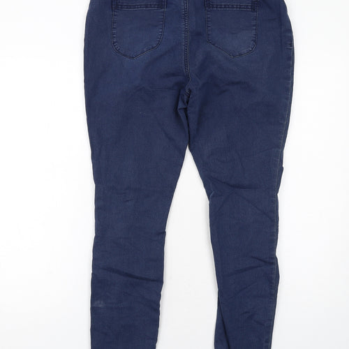 ASOS Womens Blue Cotton Jegging Jeans Size 12 Regular
