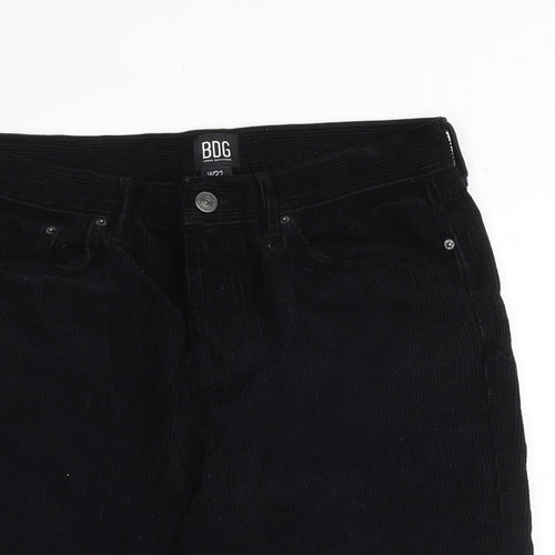 BDG Mens Black Cotton Bermuda Shorts Size 32 in Regular Zip